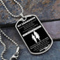 My Grandson Dogtag | Just Believe In Yourself (Stainless) | Luxury Dog Tag