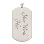 My Grandson Dogtag | Just Believe In Yourself (Stainless) | Luxury Dog Tag