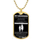My Grandson Dogtag | Just Believe In Yourself (Stainless) | Luxury Dog Tag