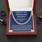 Personalize His Graduation (Blue) | Look At You Graduating And Sh*t (Cuban Link)