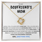 To My Boyfriend's Mom | You Raised An Incredible Man - Personalized (Love Knot)