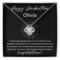Personalize Her Graduation (Black) | You Gave It Your Soul (Love Knot)