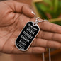 To My Son | Always Remember | Love Mom & Dad (Lux Dog Tag)