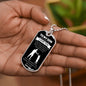 To My Son | Never Forget I Love You | Love Dad (Lux Dog Tag)