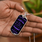 To My Daughter | Never Forget I Love You (Black) Love Dad | Luxury Dog Tag