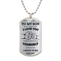 To My Son DogTag | Never Forget (Stainless) | Luxury Dog Tag