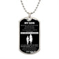 My Son | Believe In Yourself | Love Mom (Lux Dog Tag)