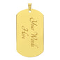 To My Son | Always Remember | Love Mom & Dad (Lux Dog Tag)