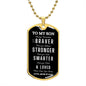 To My Son | Always Remember | Love Mom & Dad (Lux Dog Tag)