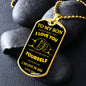 To My Son DogTag | Never Forget (Gold) | Luxury Dog Tag