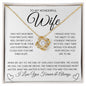 To My Wonderful Wife (In White) | I Had You and You Had Me (Love Knot)
