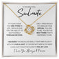 Soulmate (In White) | I Squeezed This Necklace Really Tight (Love Knot)