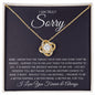 Babe I'm Sorry (In Black) | (Love Knot)
