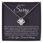 Babe I'm Sorry (In Black) | (Love Knot)