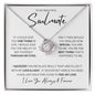 Soulmate (In White) | I Squeezed This Necklace Really Tight (Love Knot)