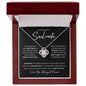 Soulmate (In Black) - I Squeezed This Necklace Really Tight (Love Knot)