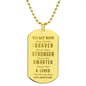 To My Son | Always Remember, Love Mom & Dad (Dog Tag)