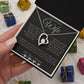 To My Wife - Forever Love - First Kiss Necklace