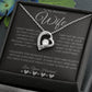 To My Wife - Forever Love - First Kiss Necklace