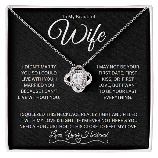 To My Beautiful Wife (In Black)  |  I Can't Live Without You