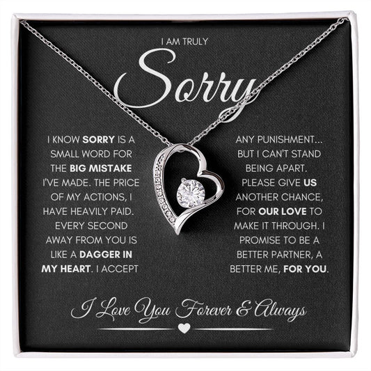 Sorry Is A Small Word (In Black) | (Forever Love)